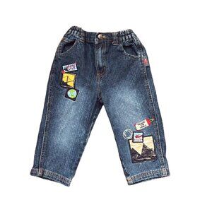 Disney Red Rocket Little Einstein Pat Pat Travel Patches Jeans Boys Size 2T